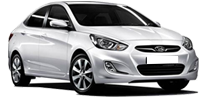 Hyundai Accent Blue automatic